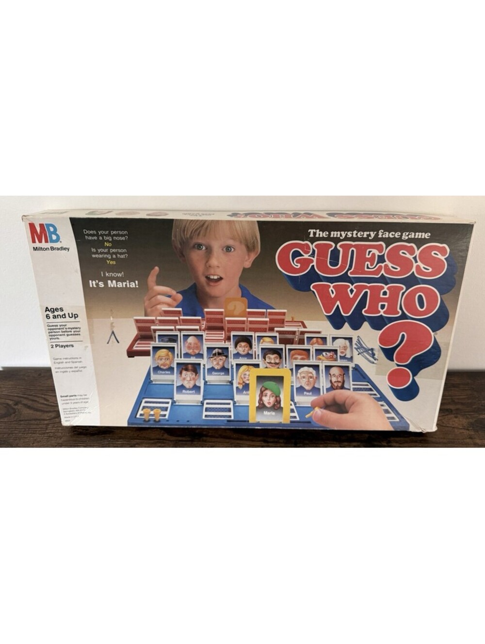 Milton Bradley Guess Who? The Mystery Face Game Board Game